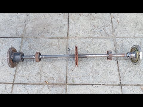 Видео: #задний мост ось на трайк трицикл квадроцикл #мост трайк трицикл квадроцикл без токарных работ.🤝