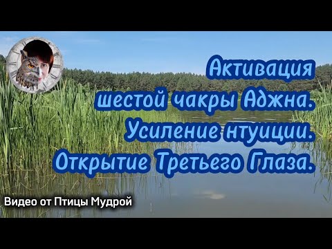 Видео: Как очистить и активировать шестую чакру Аджна. Как усилить интуицию. Как открыть Третий Глаз.