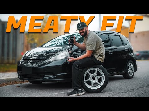 Видео: Установка койловеров HONDA FIT KTUNED K1 + новые диски (круто!!!)