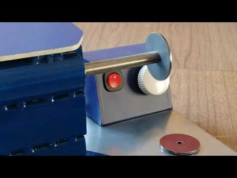 Видео: Станок для заточки маникюрных кусачек модель ЗИМ А 12.