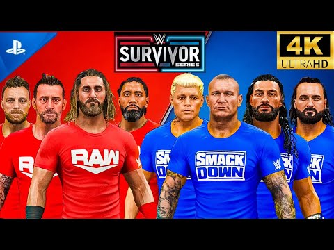 Видео: WWE - Smackdown VS Raw 2K25 SURVIVOR SERIES командный тег