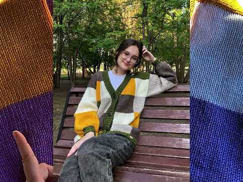 Видео: Кофта "Color block"/Почти мастер-класс #handmade #мастеркласс #knitting #вязание #вязаниеназаказ