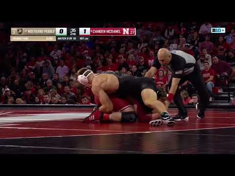Видео: Camden McDanel Nebraska Husker Wrestling против Wolfgang Frable Army 197 11/7/25 #cammcdanel #wre...