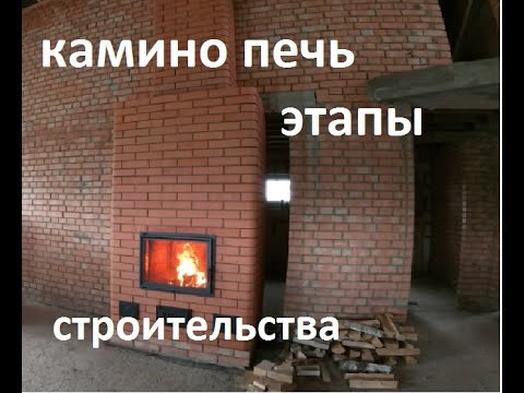 Видео: Каминопечь этапы сторительства. печь