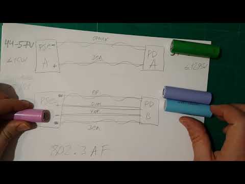 Видео: Как работает POE 802.3af. Коротко.