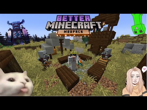 Видео: ҮХСЭЭР БАЙГААД ТААРЛӨӨ Better Minecraft EP.01