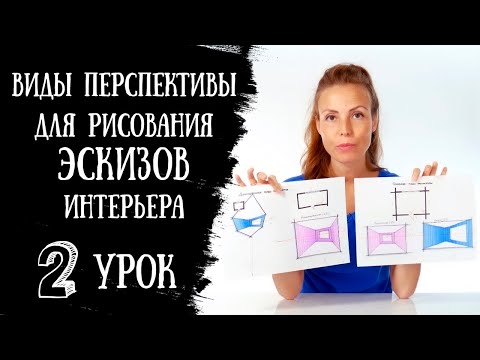 Видео: КАКИЕ ВИДЫ ПЕРСПЕКТИВЫ ИСПОЛЬЗУЮТ ДИЗАЙНЕРЫ ИНТЕРЬЕРА для рисования эскизов?
