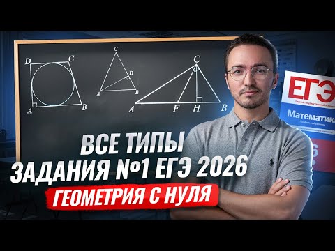 Видео: Все задания 1 егэ профильная математика 2026
