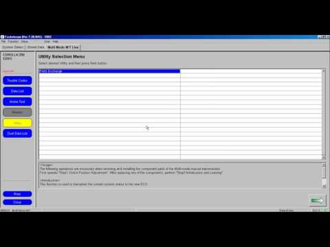Видео: Инициализация робота mmt с помощью techstream