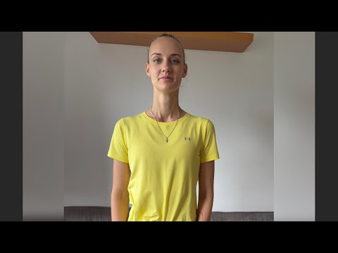 Видео: Художня гімнастика. Тренер. София Товстопят.   Фітнес. Аеробіка. Розтяжка. Силові вправи.