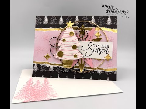 Видео: Stampin Up // Современные рождественские спецвыпуски DSP // Декоративное рождество // Рождественс...