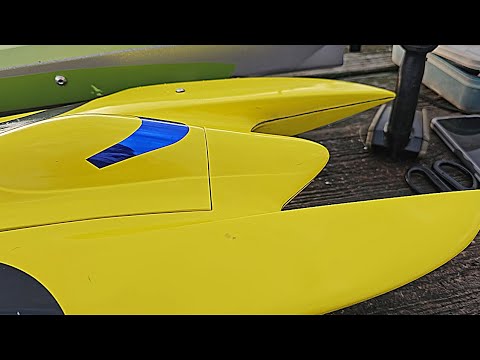 Видео: Лучший запуск! Тестирование гидроплана J&R Marine H26. Модификация Turn Fin.