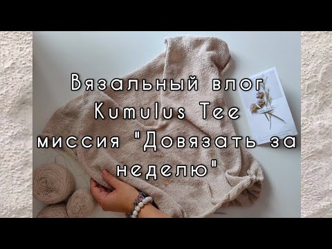 Видео: Вязальный влог. Kumulus Tee и другие мои работы по описаниям PetiteKnit