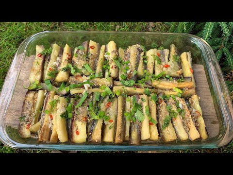 Видео: Пикантная закуска из баклажанов без обжаривания в масле (КЕТО, LCHF, ПП)