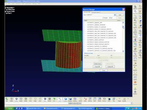 Видео: Пошаговый пример моделирования осадки в LS-Dyna