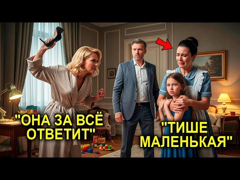 Видео: Миллионер вошёл в дом и замер: служанка спасла его дочь от жены.