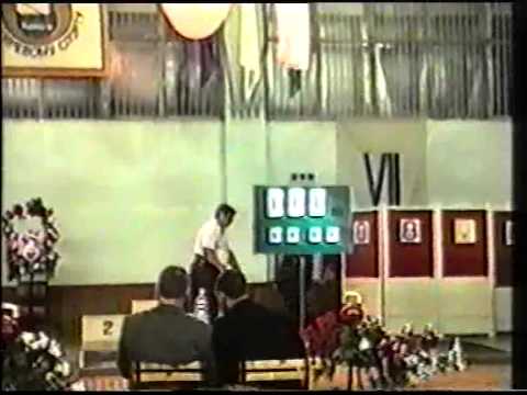 Видео: Установление мировых рекордов на Чемпионате мира в г.Рыбинск (1999г) Копбергенов Нурлан