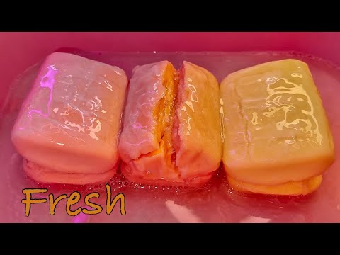 Видео: ASMR 🍊 FRESH 🥭 Soaked Soap || АСМР Мыление и Размокшее Мыло #asmr