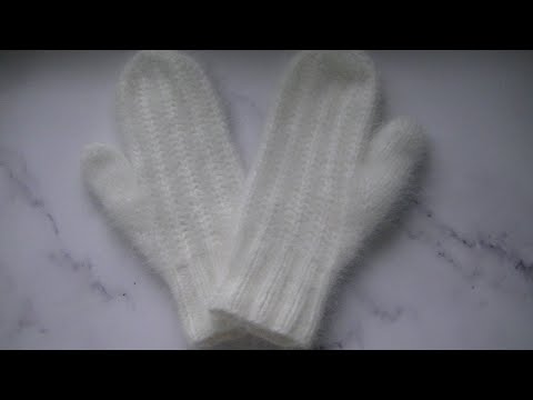 Видео: ВЯЖЕМ ВАРЕЖКИ  ПОПУЛЯРНЫМ УЗОРОМ РЕЗИНКОЙ ПАТРОНТАШ ИЗ ПРЯЖИ ПУХ НОРКИ. КОМПЛЕКТ ШАПКА + ВАРЕЖКИ.