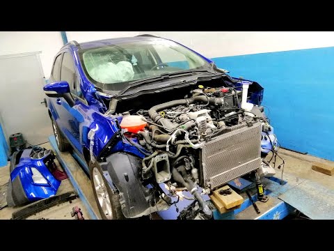 Видео: Ford EcoSport . Лобовой. Повреждения.