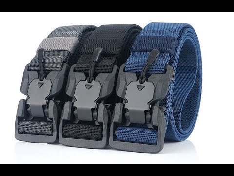 Видео: Отличный ремень с магнитной пряжкой. За недорого -)
