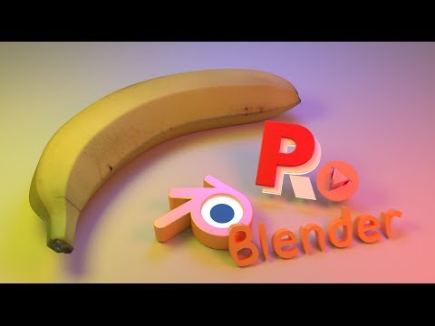 Видео: Моделирование и текстурирование в Blender. Создание банана.