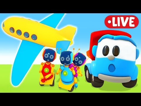 Видео: 🔴 LIVE Вантажівочка Льова та його друзі в аеропорту! Мультик для дітей про машинки та літаки