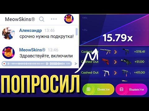 Видео: Попросил у АДМИНОВ MEOWSKINS ПОДКРУТКУ / В итоге МЫ нафармили...