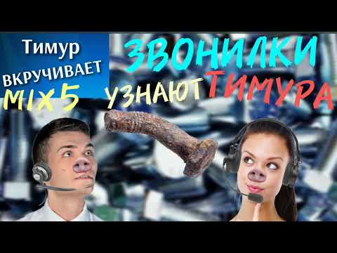 Видео: Звонилки УЗНАЮТ Тимура. Микс 5