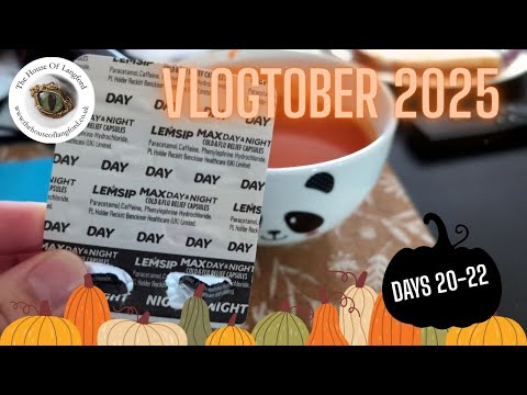 Видео: Vlogtober 2025 ~ Дни 20-22: Ненавижу больничные...