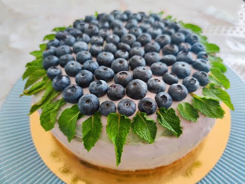 Видео: Торт " Лісова ягода " ! Forest berry cake ! Медовий торт з лохиною !