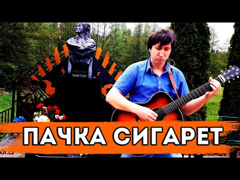 Видео: Пачка сигарет на гитаре. На месте гибели Вити.