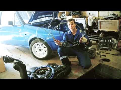 Видео: 19. VW Golf GTI за 45.000! Установка двигателя, тормозной и топливной систем!!!