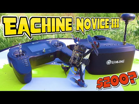 Видео: ✅ Комплект для учебы 🅵🅿🆅 Полетам - Eachine Novice-III Дрон + EV 800 FPV Шлем+ ER8 Пульт! 🔥