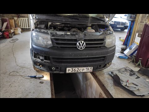 Видео: Volkswagen T5  снятие  генератора