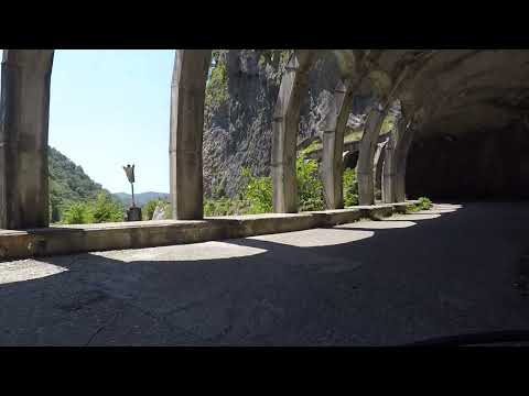 Видео: Ущелье Ахцу / Старое Краснополянское шоссе A149 - Лето 2022