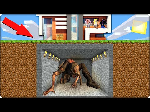 Видео: 😨НЕЧТО под Домом НУБИКА в Майнкрафт! ДОМ с МОНСТРАМИ! Странный Дом 100% Троллинг Ловушка