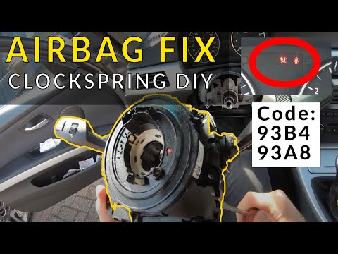 Видео: Как заменить часовую пружину на BMW E90 E92 E91 E93 [2023] - Исправление ошибки подушки безопасно...