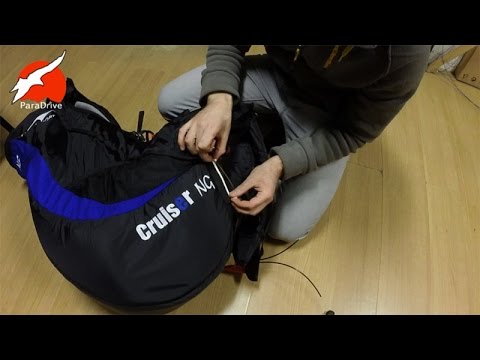 Видео: Правильная укладка запасного парашюта в подвску