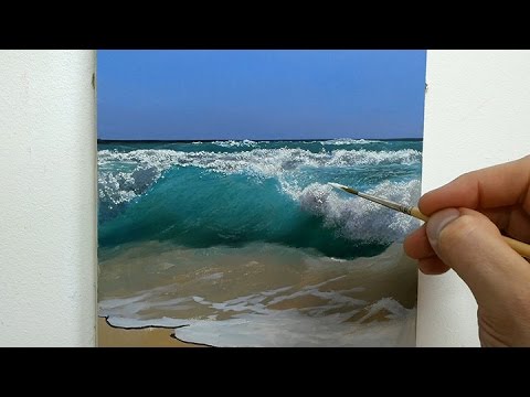 Видео: #94 Как нарисовать морской пейзаж, часть 1 | Урок масляной живописи