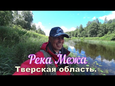 Видео: Рыбалка в Тверской области. Река Межа. Спиннинг с берега. Ультралайт