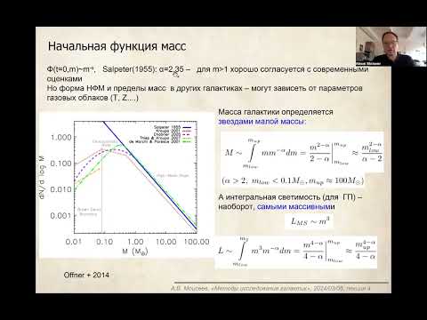 Видео: Методы исследования галактик. Лекция 4. (Алексей Моисеев)