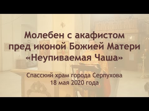 Видео: Молебен перед иконой Неупиваемая Чаша