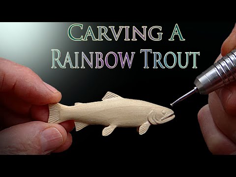 Видео: Вырезание миниатюрной радужной форели
