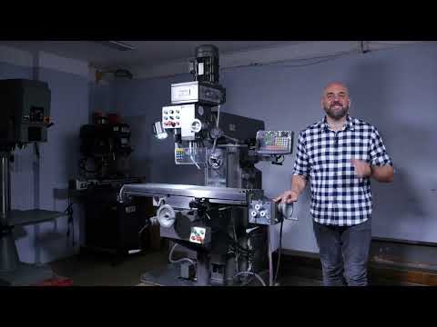 Видео: Фрезерний верстат JET JMD-1144GHV DRO та JMD-1144GHV SPF DRO