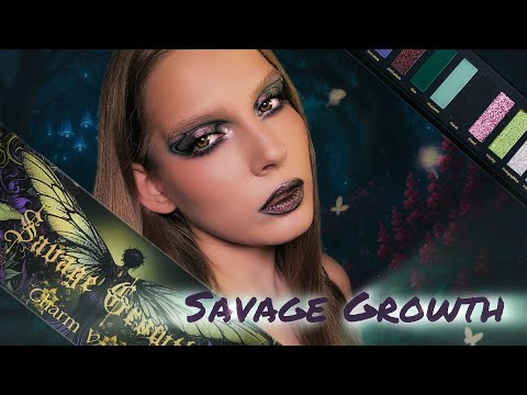 Видео: 🧚🏻 Savage Growth от Charm Vary | Обзор первой палетки от нового китайского инди-бренда 