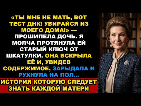 Видео: Дочь показала тест ДНК и выгнала меня. Я отдала ей старый ключ, и она рухнула на пол. История