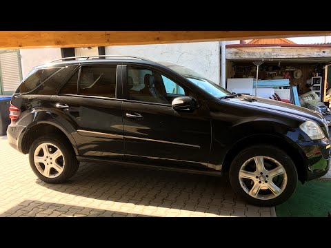 Видео: Мерседес МЛ 350 замена ручных тормозов