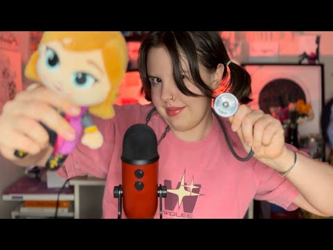 Видео: АСМР | Медицинский осмотр в детском садике | Ролевая игра