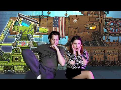 Видео: КВ-44 и Американский Густав атакуют!